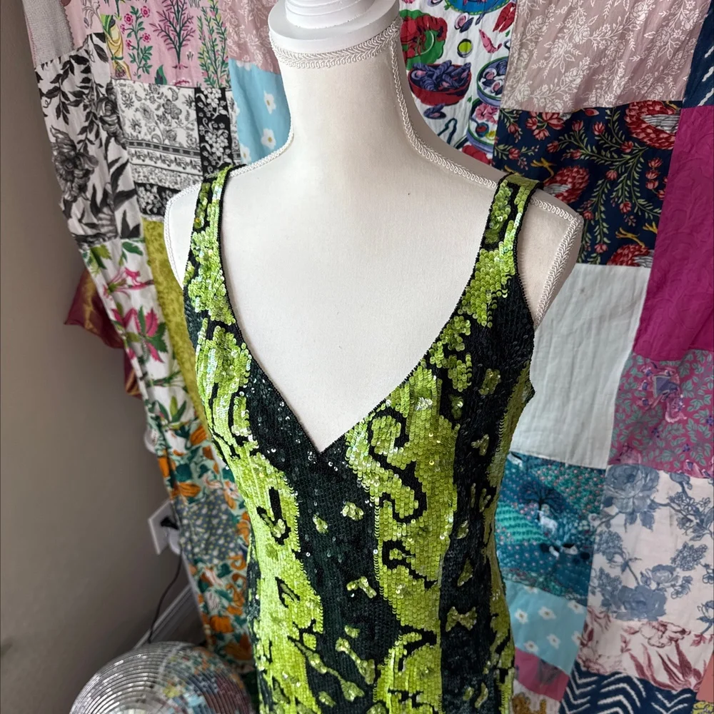 Escada Couture Sequin Dress - Picture 3 of 7